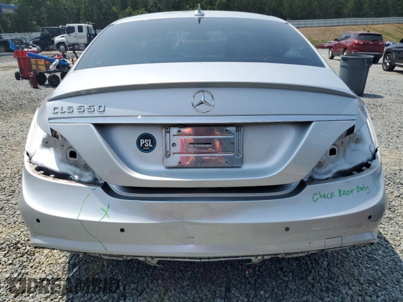 2012 Mercedes-Benz CLS 550 with VIN WDDLJ7DB4CA016575, listed as a Copart auction lot 59344955 with 119,673 mi miles and Salvage title. Bid and sale history available at DreamBid. Image 6.