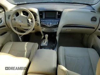 2013 Infiniti JX35 with VIN 5N1AL0MM9DC304341, listed as a Copart auction lot 43156525 with 32,577 mi miles and Salvage Title. Bid and sale history available at carsss.com. Image 8.