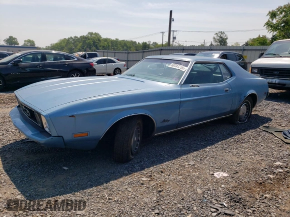 1973 Ford Mustang z VIN 3F01F249754, wystawiony jako Copart lot #60787365 z przebiegiem 183 147 mil mil oraz Czysty tytuł • Clean title. Historia ofert i sprzedaży dostępna na DreamBid. Obrazek 1.