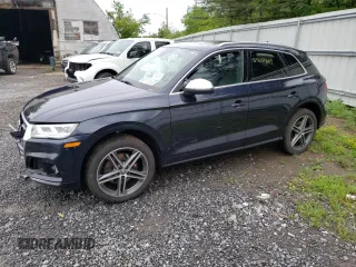 2018 Audi SQ5 with VIN WA1C4BFY5J2160840, listed as a Copart auction lot 59074103 with 48,523 mi miles and . Bid and sale history available at DreamBid. Image 1.