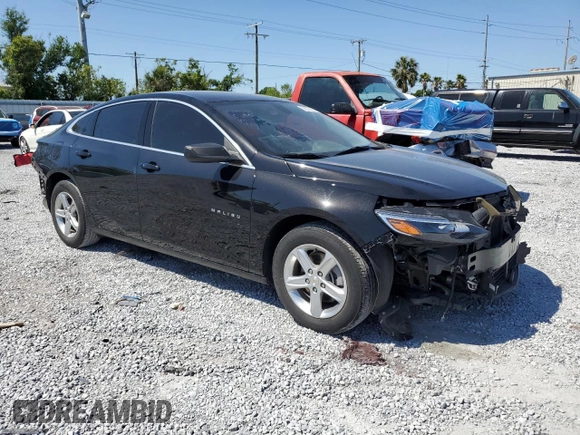 2022 Chevrolet Malibu LS with VIN 1G1ZB5ST2NF197577, listed as a Copart auction lot 53372395 with 52,842 mi miles and Salvage Title. Bid and sale history available at DreamBid. Image 4.