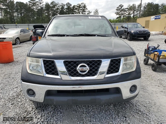 2007 Nissan Frontier XE with VIN 1N6BD06T07C406283, listed as a Copart auction lot 51474535 with 203,192 mi miles and Salvage Title. Bid and sale history available at carsss.com. Image 5.