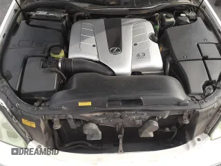 2004 Lexus LS 430 with VIN JTHBN36F240126646, listed as a Copart auction lot 53866695 with 126,363 mi miles and Salvage Title. Bid and sale history available at DreamBid. Image 11.
