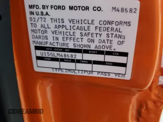 1972 Ford Bronco z VIN U15GLM48682, wystawiony jako Copart lot #78607044 z przebiegiem 242 313 mil mil oraz Szkoda całkowita • Salvage title. Historia ofert i sprzedaży dostępna na DreamBid. Obrazek 13.