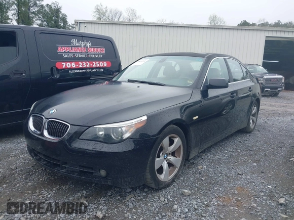 2006 BMW 5 Series 525i with VIN WBANE53546CK91733, listed as a IAAI auction lot 41859244 with 158,367 mi miles. Bid and sale history available at carsss.com. Image 2.