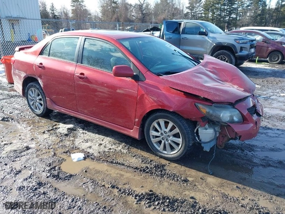 2010 Toyota Corolla with VIN 1NXBU4EE7AZ373180, listed as a IAAI auction lot 41619790 with 129,193 mi miles. Bid and sale history available at carsss.com. Image 1.