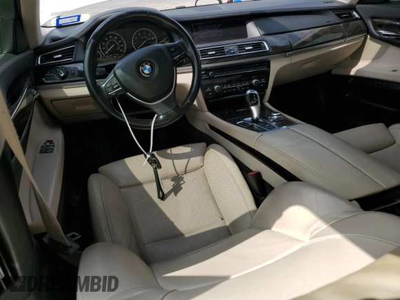 2012 BMW 7 Series 750Li xDrive with VIN WBAKC8C57CC436737, listed as a Copart auction lot 52068285 with 125,582 mi miles and Salvage Title. Bid and sale history available at carsss.com. Image 8.