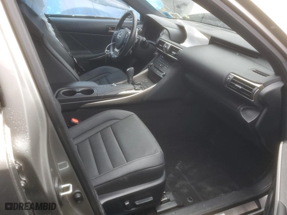2020 Lexus IS with VIN JTHG81F22L5042438, listed as a Copart auction lot 80419724 with 28,625 mi miles and Salvage Title. Bid and sale history available at carsss.com. Image 7.