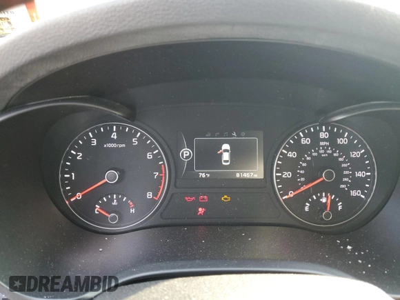 2017 Kia Optima SX with VIN 5XXGW4L2XHG144344, listed as a Copart auction lot 63154195 with 81,467 mi miles and Salvage title. Bid and sale history available at DreamBid. Image 9.