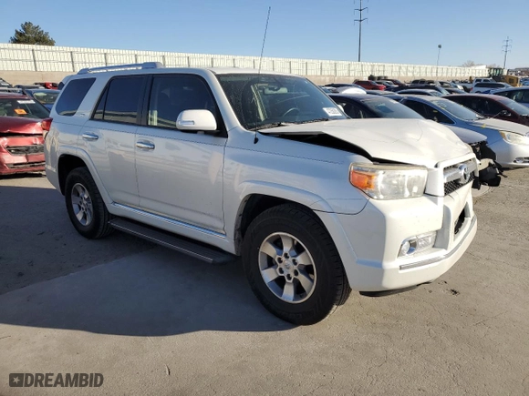 2010 Toyota 4Runner SR5 with VIN JTEZU5JR5A5011971, listed as a Copart auction lot 47256205 with 191,396 mi miles and Salvage Title. Bid and sale history available at carsss.com. Image 4.