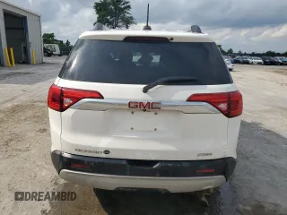 2018 GMC Acadia SLE z VIN 1GKKNSLAXJZ211380, wystawiony jako Copart lot #59950425 z przebiegiem Nie podano mil oraz Szkoda całkowita • Salvage title. Historia ofert i sprzedaży dostępna na DreamBid. Obrazek 6.