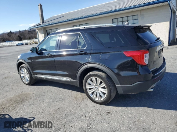 2021 Ford Explorer Limited with VIN 1FM5K8FW0MNA02152, listed as a Copart auction lot 46081065 with 61,179 mi miles and Clean Title. Bid and sale history available at carsss.com. Image 2.