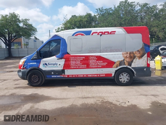 2017 Ford Transit XL with VIN 1FBAX2CM8HKA26909, listed as a IAAI auction lot 42190598 with 228,403 mi miles and . Bid and sale history available at carsss.com. Image 14.