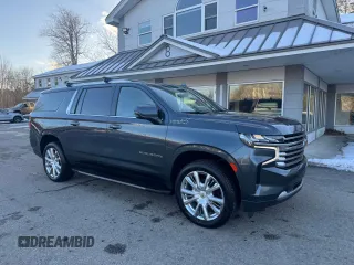 2021 Chevrolet Suburban High Country with VIN 1GNSKGKL6MR275612, listed as a Copart auction lot 54599495 with 136,158 mi miles and Clean Title. Bid and sale history available at carsss.com. Image 1.