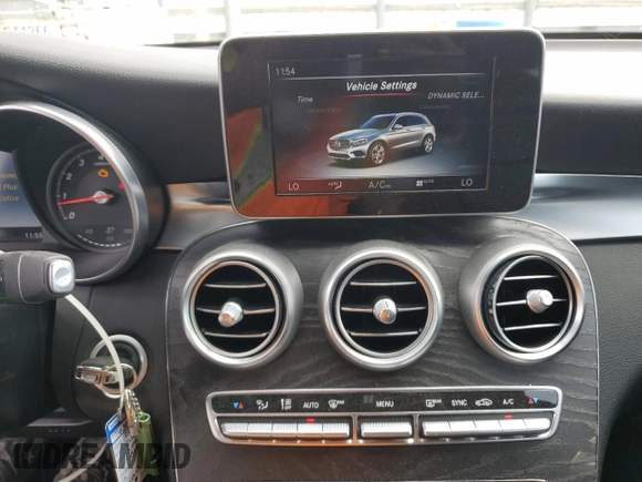 2017 Mercedes-Benz GLC with VIN WDC0G4JB3HF130747, listed as a Copart auction lot 66256112 with 62,872 mi miles. Bid and sale history available at carsss.com. Image 9.