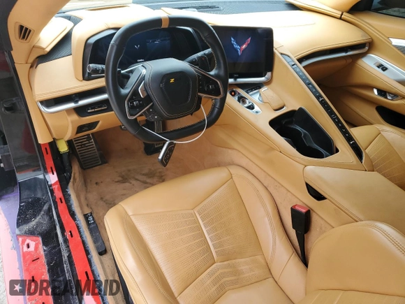 2022 Chevrolet Corvette 3LT with VIN 1G1YC3D42N5110009, listed as a Copart auction lot 80918933 with 18,448 mi miles. Bid and sale history available at carsss.com. Image 8.