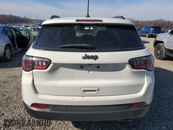 2021 Jeep Compass 80th Anniversary with VIN 3C4NJCEB7MT597400, listed as a Copart auction lot 41338215 with 78,247 mi miles and Salvage Title. Bid and sale history available at carsss.com. Image 6.