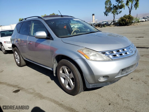 2005 Nissan Murano SL with VIN JN8AZ08T35W325047, listed as a Copart auction lot 69662484 with 132,492 mi miles and Salvage Title. Bid and sale history available at carsss.com. Image 4.