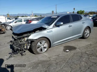 2016 Kia Optima Hybrid with VIN KNAGM4ADXG5094572, listed as a Copart auction lot 85671004 with 136,436 mi miles and Salvage Title. Bid and sale history available at carsss.com. Image 1.