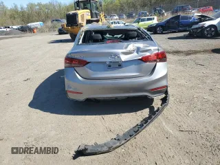 2022 Hyundai Accent SE with VIN 3KPC24A60NE183156, listed as a Copart auction lot 53238185 with 21,423 mi miles and Salvage title. Bid and sale history available at DreamBid. Image 6.