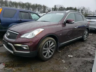 2016 Infiniti QX50 with VIN JN1BJ0RR8GM262930, listed as a Copart auction lot 81924943 with 163,589 mi miles. Bid and sale history available at carsss.com. Image 1.