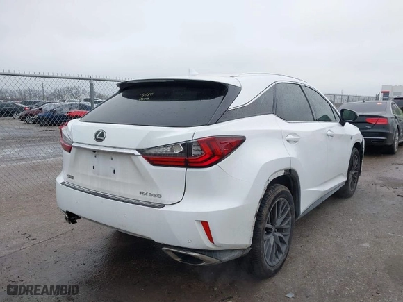 2017 Lexus RX with VIN 2T2ZZMCA9HC079447, listed as a IAAI auction lot 41546040 with 100562 miles. Bid and sale history available at carsss.com. Image 4.