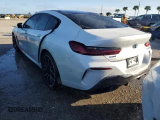 2024 BMW 8 Series M850i with VIN WBAGV8C06RCR92096, listed as a Copart auction lot 75088224 with 0 mi miles and Non Repairable. Bid and sale history available at carsss.com. Image 2.