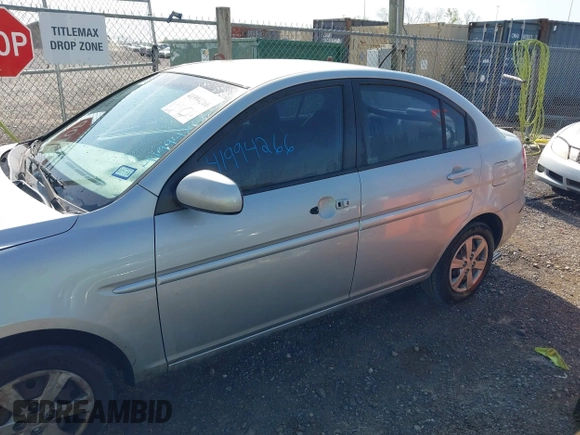 2011 Hyundai Accent GLS with VIN KMHCN4AC3BU608827, listed as a IAAI auction lot 41994266 with 226,912 mi miles. Bid and sale history available at carsss.com. Image 12.