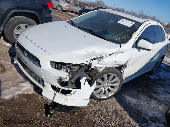 2009 Mitsubishi Lancer GTS with VIN JA3AU86W99U039127, listed as a IAAI auction lot 41412043 with 79537 miles. Bid and sale history available at carsss.com. Image 17.