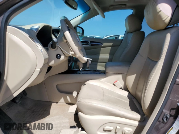 2015 Nissan Pathfinder Platinum z VIN 5N1AR2MN2FC601666, wystawiony jako Copart lot #56070145 z przebiegiem 187 875 mil mil oraz Szkoda całkowita • Salvage title. Historia ofert i sprzedaży dostępna na DreamBid. Obrazek 7.