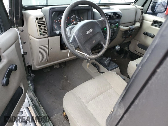 2006 Jeep Wrangler SE with VIN 1J4FA29156P773474, listed as a Copart auction lot 84457164 with 187,462 mi miles and Clean Title. Bid and sale history available at carsss.com. Image 8.
