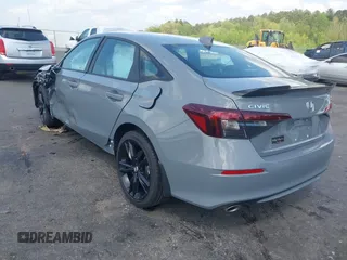 2025 Honda Civic Si with VIN 2HGFE1E55SH474645, listed as a IAAI auction lot 41941985 with 1,117 mi miles and . Bid and sale history available at DreamBid. Image 3.