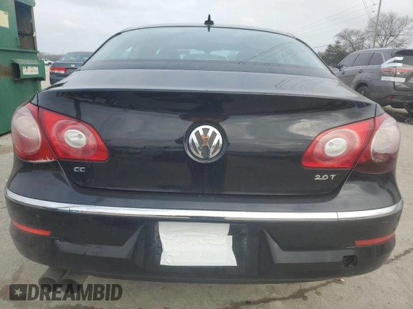 2011 Volkswagen CC Lux Plus with VIN WVWHN7AN9BE727280, listed as a Copart auction lot 85802354 with 128,245 mi miles and Clean Title. Bid and sale history available at carsss.com. Image 6.