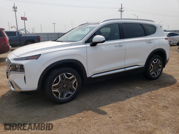 2022 Hyundai Santa Fe Hybrid Limited with VIN KM8S5DA17NU056151, listed as a Copart auction lot 63231464 with 0 mi miles and Salvage Title. Bid and sale history available at carsss.com. Image 1.