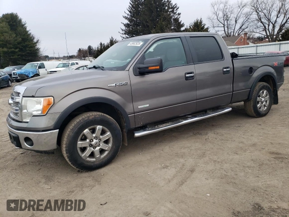 2014 Ford F-150 XL with VIN 1FTFW1ET5EKD34750, listed as a Copart auction lot 45982925 with 106,303 mi miles and Salvage Title. Bid and sale history available at carsss.com. Image 1.