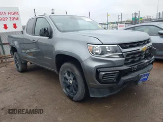 2021 Chevrolet Colorado 2WD LT with VIN 1GCHSCEA2M1282559, listed as a IAAI auction lot 41958809 with 51,163 mi miles and . Bid and sale history available at DreamBid. Image 1.