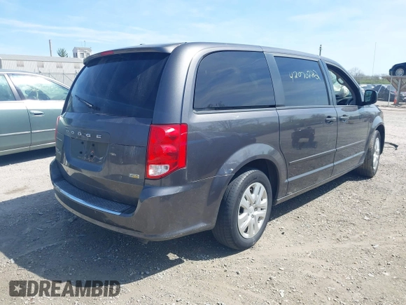 2017 Dodge Grand Caravan SE z VIN 2C4RDGBG1HR725915, wystawiony jako IAAI lot #42070982 z przebiegiem 134 659 mil mil oraz . Historia ofert i sprzedaży dostępna na DreamBid. Obrazek 4.