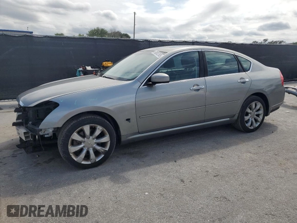 2007 Infiniti M x with VIN JNKAY01FX7M452782, listed as a Copart auction lot 50883765 with 119,387 mi miles and Salvage Title. Bid and sale history available at DreamBid. Image 1.