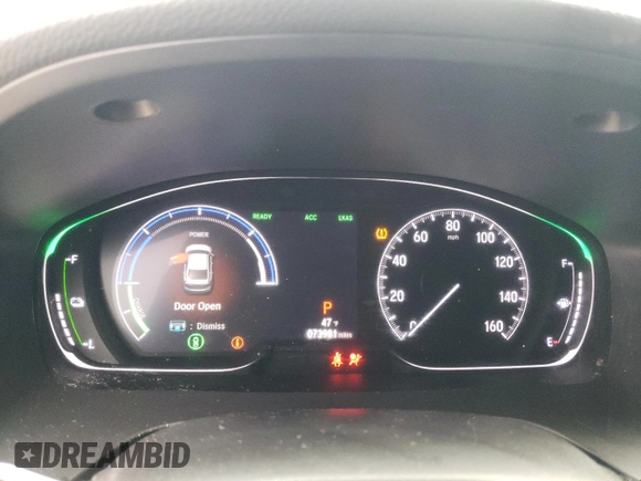 2019 Honda Insight EX with VIN 19XZE4F55KE013968, listed as a Copart auction lot 44591435 with 73,981 mi miles and Salvage Title. Bid and sale history available at carsss.com. Image 9.