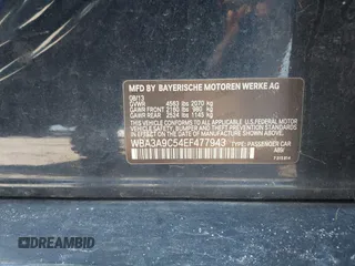 2014 BMW 3 Series 335i with VIN WBA3A9C54EF477943, listed as a IAAI auction lot 41632554 with 102,273 mi miles. Bid and sale history available at carsss.com. Image 9.