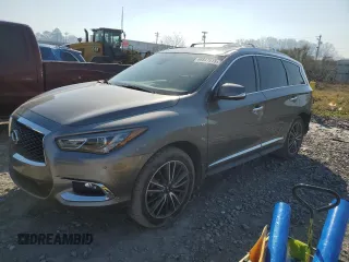 2020 Infiniti QX60 Pure with VIN 5N1DL0MN5LC545348, listed as a Copart auction lot 46847815 with 73,660 mi miles and Salvage Title. Bid and sale history available at DreamBid. Image 1.