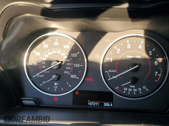 2016 BMW 2 Series 228i with VIN WBA1F5C57GV343907, listed as a Copart auction lot 70606704 with 107,211 mi miles and Salvage title. Bid and sale history available at DreamBid. Image 9.