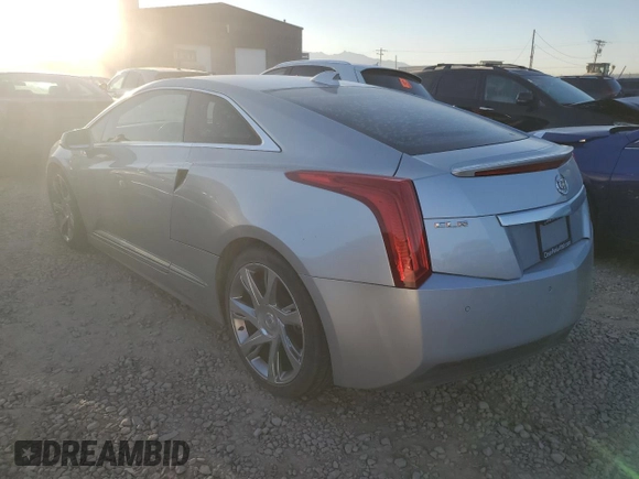 2014 Cadillac ELR z VIN 1G6RR1E49EU601165, wystawiony jako Copart lot #73226494 z przebiegiem 116 456 mil mil oraz Szkody całkowita. Historia ofert i sprzedaży dostępna na DreamBid. Obrazek 2.