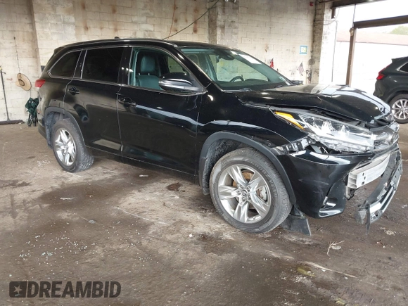 2019 Toyota Highlander Limited z VIN 5TDDZRFH1KS944074, wystawiony jako IAAI lot #42187375 z przebiegiem 118 030 mil mil oraz . Historia ofert i sprzedaży dostępna na DreamBid. Obrazek 1.