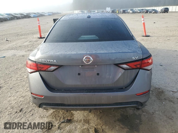 2021 Nissan Sentra SV with VIN 3N1AB8CV5MY210161, listed as a Copart auction lot 43628315 with 24,183 mi miles and Salvage Title. Bid and sale history available at DreamBid. Image 6.