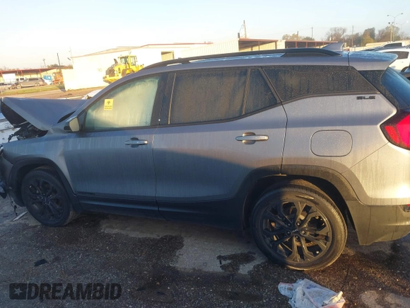2021 GMC Terrain SLE with VIN 3GKALMEV3ML343356, listed as a IAAI auction lot 41192887 with Not Provided miles and . Bid and sale history available at carsss.com. Image 13.