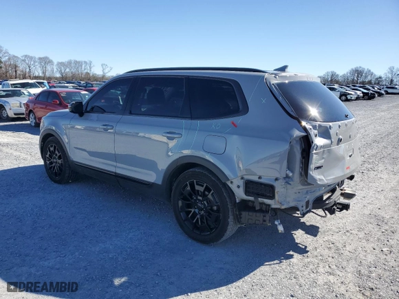 2021 Kia Telluride SX with VIN 5XYP5DHC6MG189954, listed as a Copart auction lot 47847545 with 67,607 mi miles and Salvage Title. Bid and sale history available at carsss.com. Image 2.