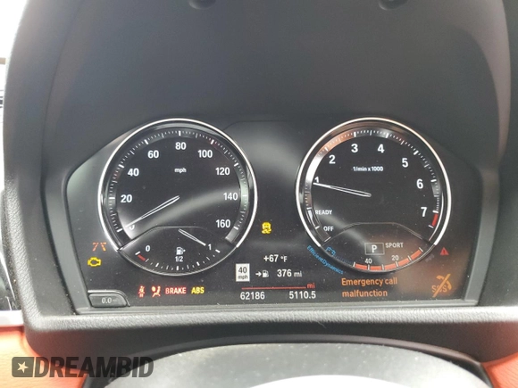 2019 BMW X2 M35i z VIN WBXYN1C56KEF29692, wystawiony jako Copart lot #75557284 z przebiegiem 62 186 mil mil oraz Szkoda całkowita • Salvage title. Historia ofert i sprzedaży dostępna na DreamBid. Obrazek 9.