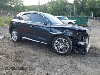 2018 Audi Q5 Premium Plus with VIN WA1BNAFY1J2086688, listed as a Copart auction lot 57216115 with 88,133 mi miles and Salvage title. Bid and sale history available at DreamBid. Image 4.