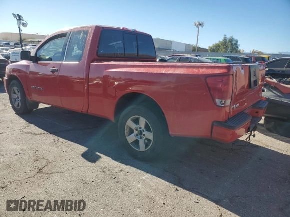 2008 Nissan Titan SE with VIN 1N6AA06A78N317304, listed as a Copart auction lot 85578924 with 201,127 mi miles and Salvage Title. Bid and sale history available at carsss.com. Image 2.